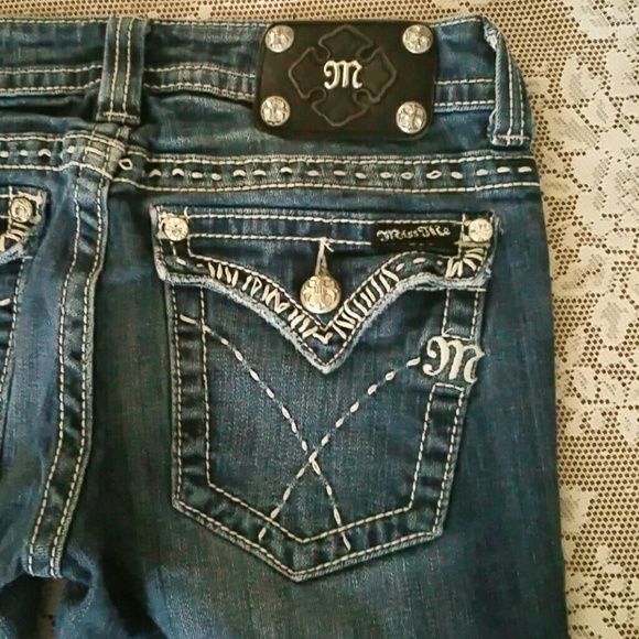 MISS ME BOOT FLAP POCKET denim jeans TALL - Picture 2 of 6